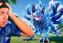 Temple du Kitsune sur la nouvelle île de Blox Fruits pendant la pleine lune