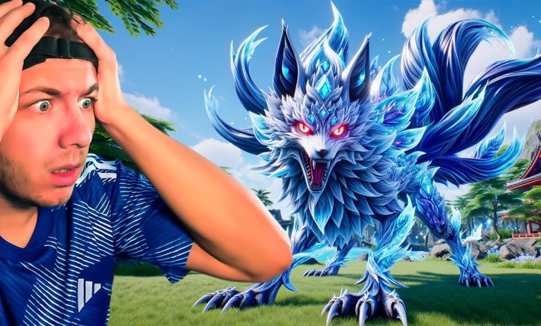 Temple du Kitsune sur la nouvelle île de Blox Fruits pendant la pleine lune
