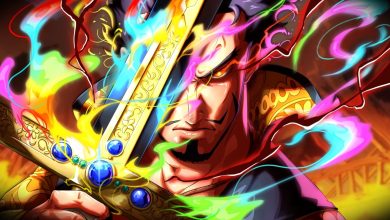 Roronoa Zoro utilisant le Haki des Rois avec ses sabres face à Sommers dans One Piece chapitre 1194