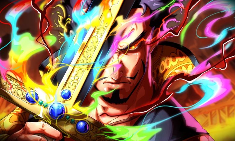 Roronoa Zoro utilisant le Haki des Rois avec ses sabres face à Sommers dans One Piece chapitre 1194